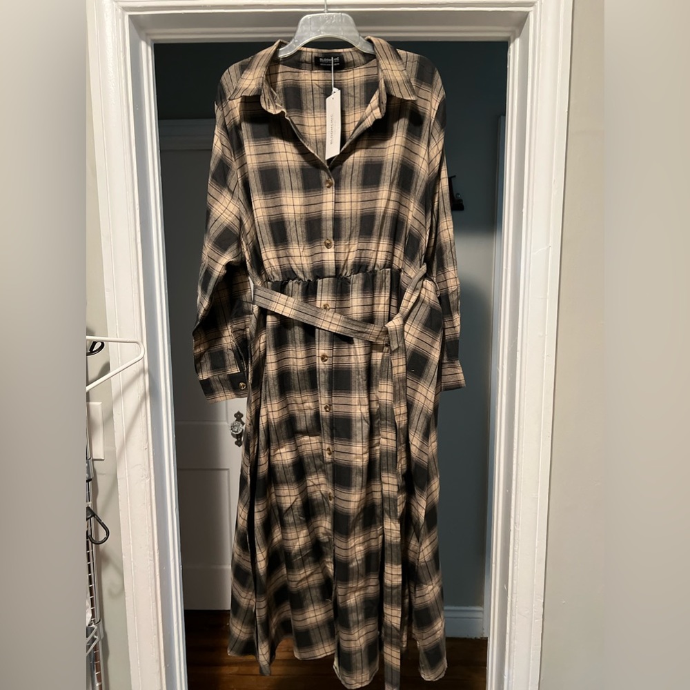 Great Fall Plaid Dress Brand New, Never Worn
